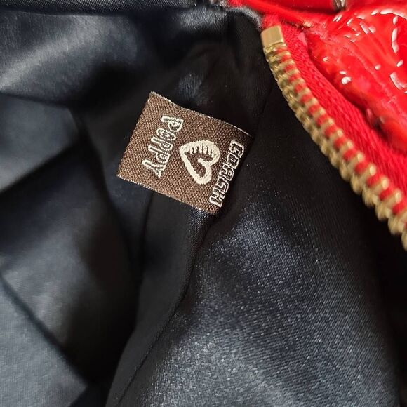 Coach RARE Limited Edition Poppy Patent with Flower Large Tote - Picture 15 of 16